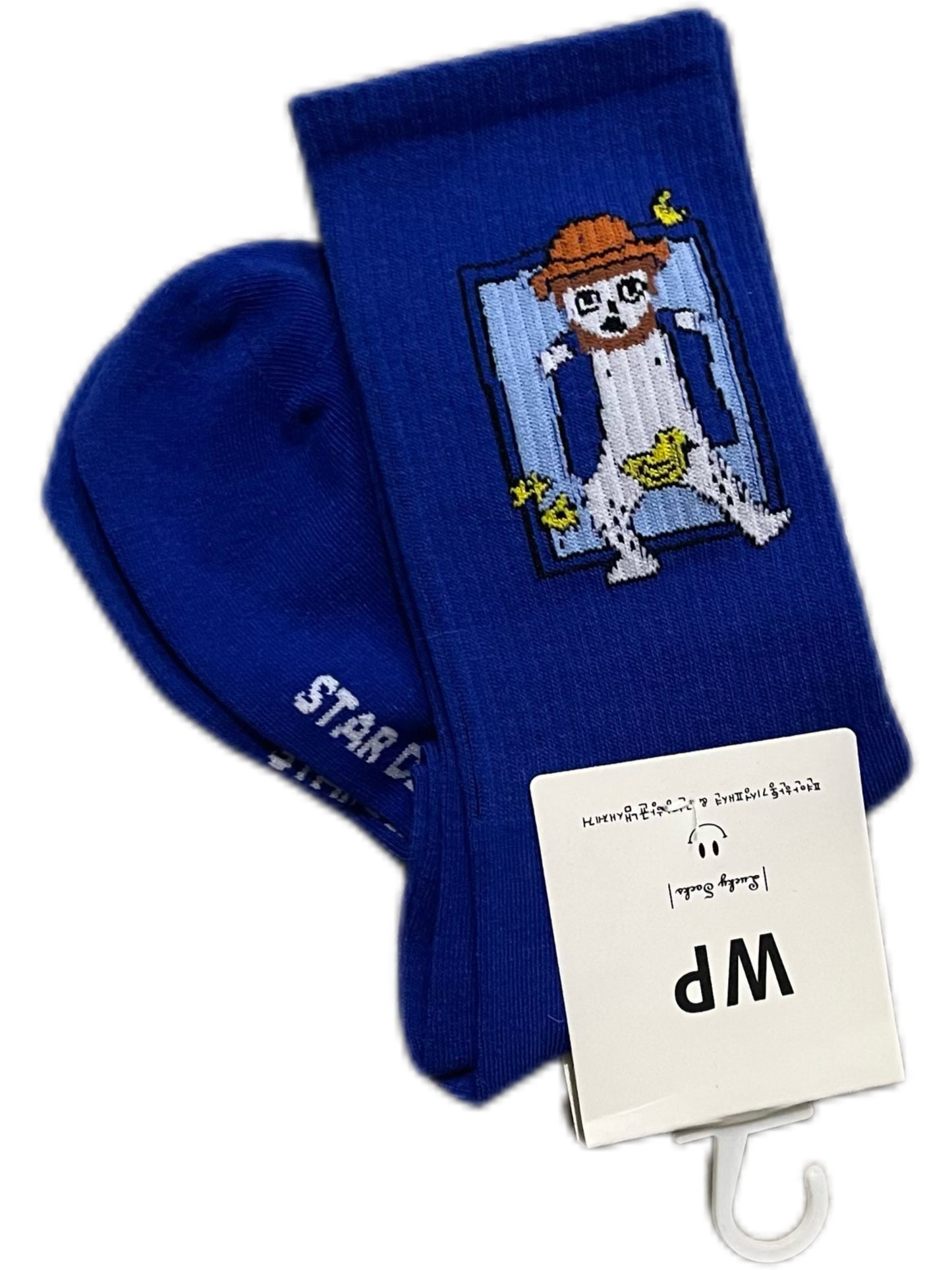Media Larga azul